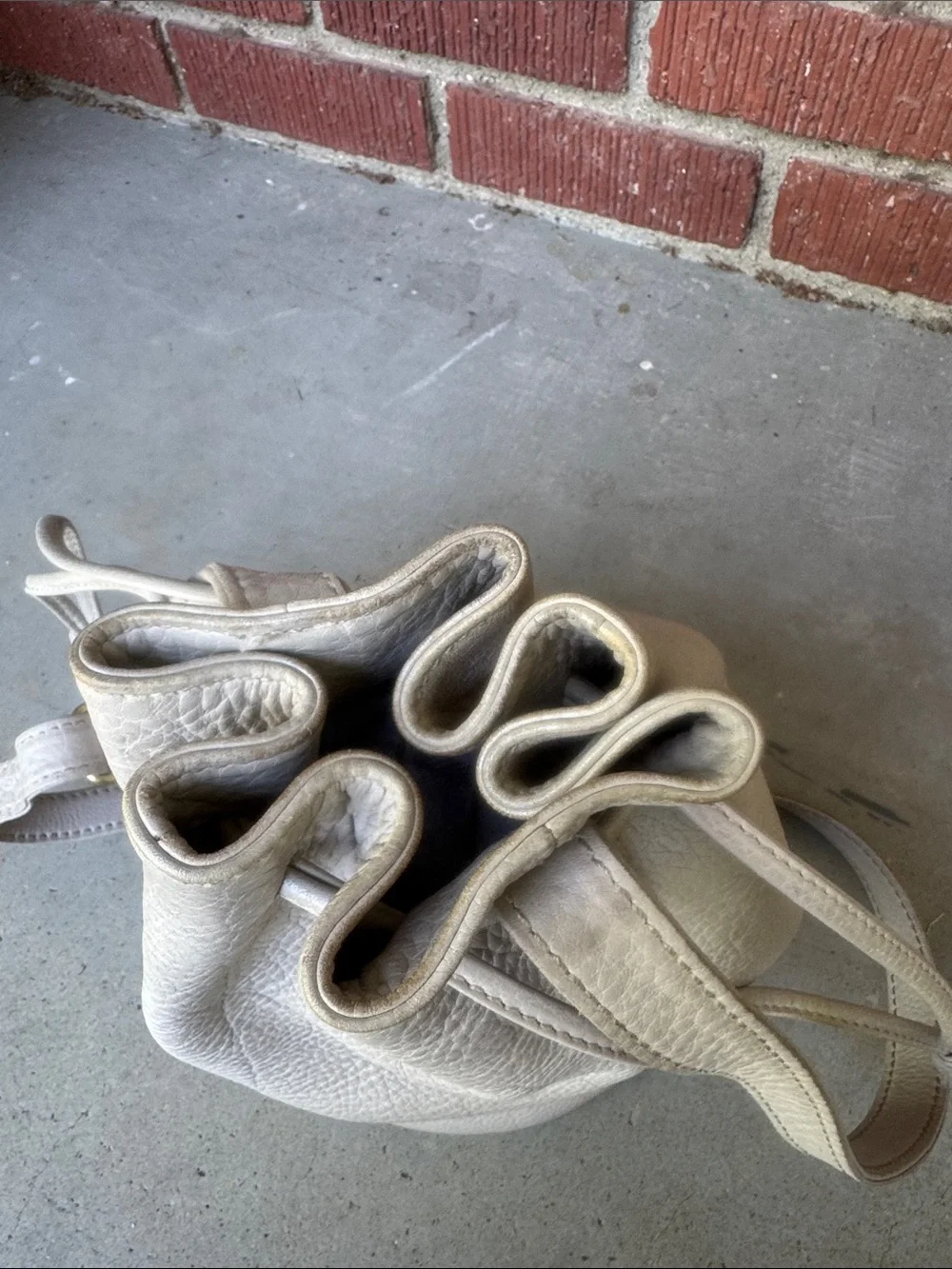 Vtg Coach 4905 Drawstring Bucket Sonoma Pebbled Leather Bag - Picture 7 of 9